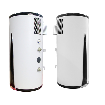 White 220~240V Air Source Heat Pump Boiler Hybrid Water Heater 80L