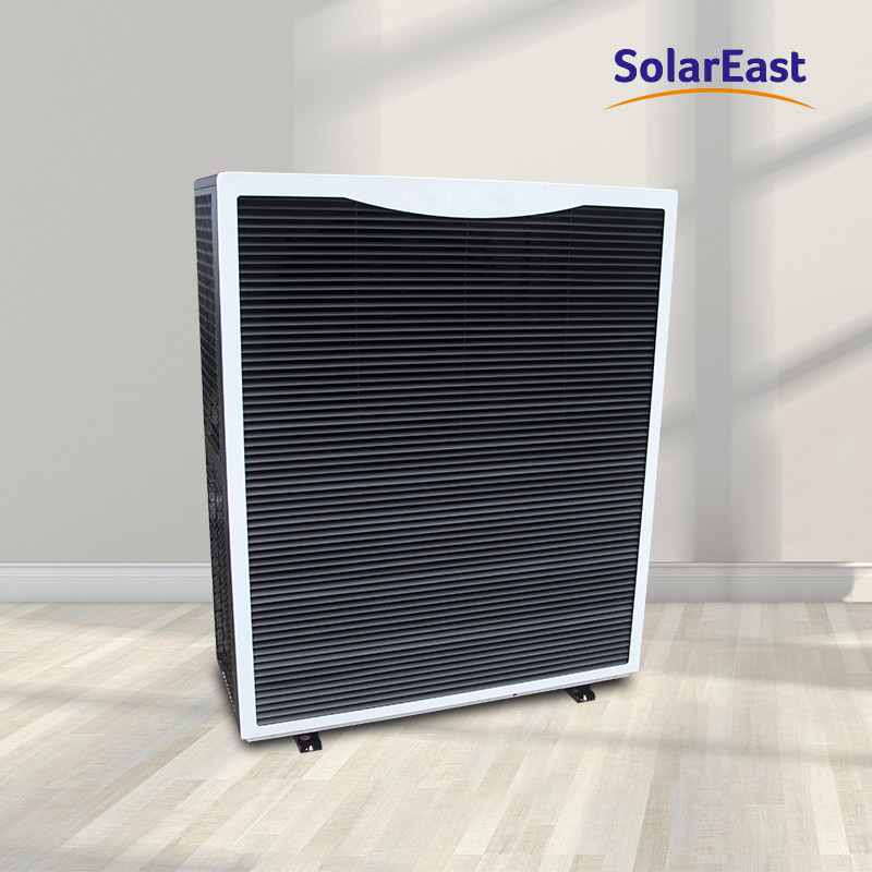-30 Degree Inverter R290 All Black Heating And Cooling Heat Pump 75 Degree Wifi Control