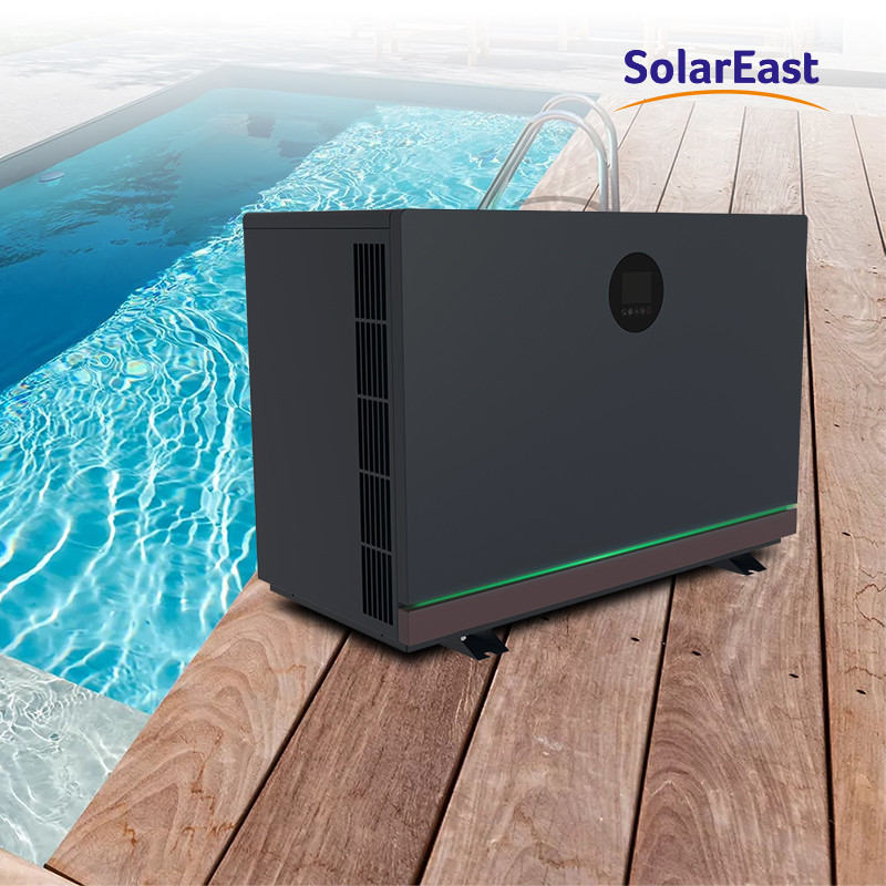 46dB Fully Inverter Electric Swimming Pool Air Source Heat Pump CE Crosstalk Touch Funny Play