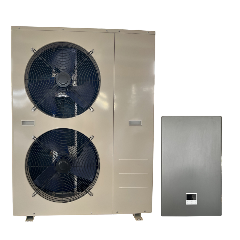Split Evi Air To Water Heat Pump 12kw Air Source Heat Pump Domestic Hot Water